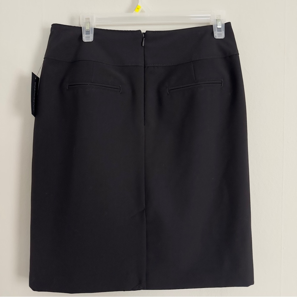Worthington Black Knee-Length Pencil Skirt for Work